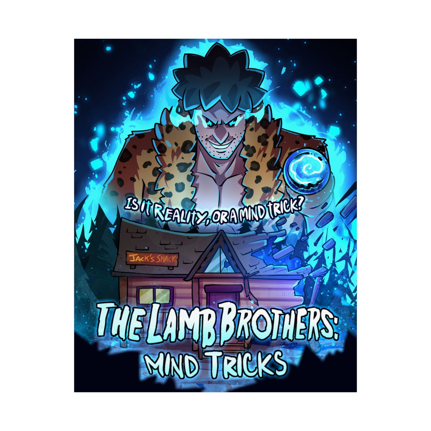 Lamb Brothers Mind Tricks Matte Vertical Poster