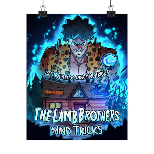 Lamb Brothers Mind Tricks Matte Vertical Poster